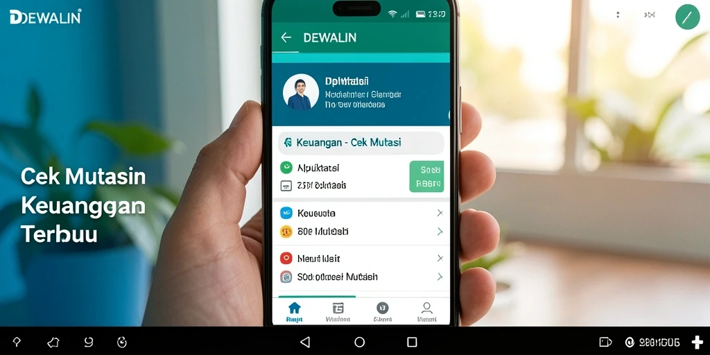 Antarmuka DEWALIN menampilkan opsi cek mutasi yang mudah diakses.