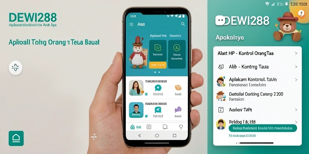 Antarmuka DEWI288 yang intuitif untuk kontrol orang tua.