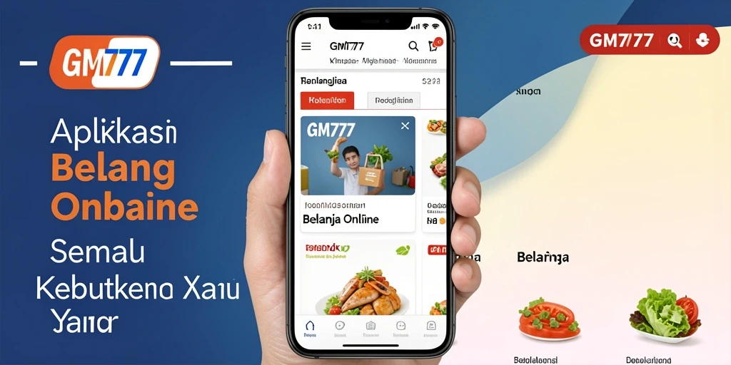 Tampilan antarmuka aplikasi GM777 yang menarik dan mudah digunakan.
