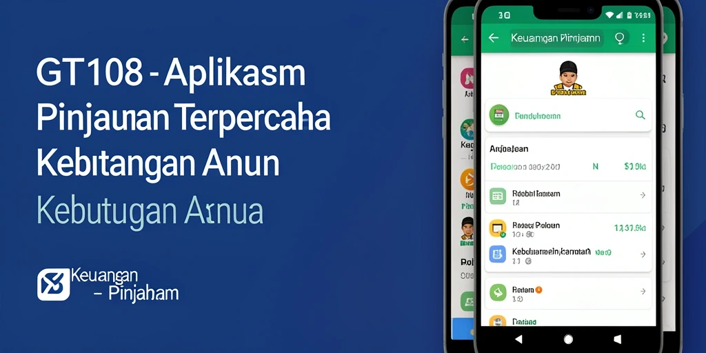 Antarmuka pengguna GT108 yang mudah dan bersih.