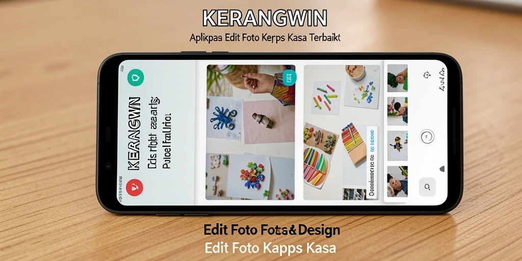 Antarmuka KERANGWIN yang modern dan fitur pengeditan yang lengkap.