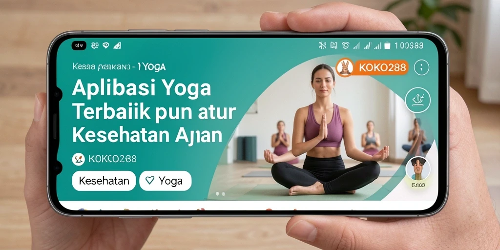 Tampilan antarmuka KOKO288 dengan panduan latihan Yoga yang jelas.