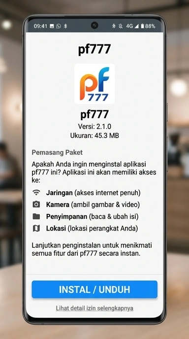 Panduan Unduh dan Instal APK pf777 untuk Android
